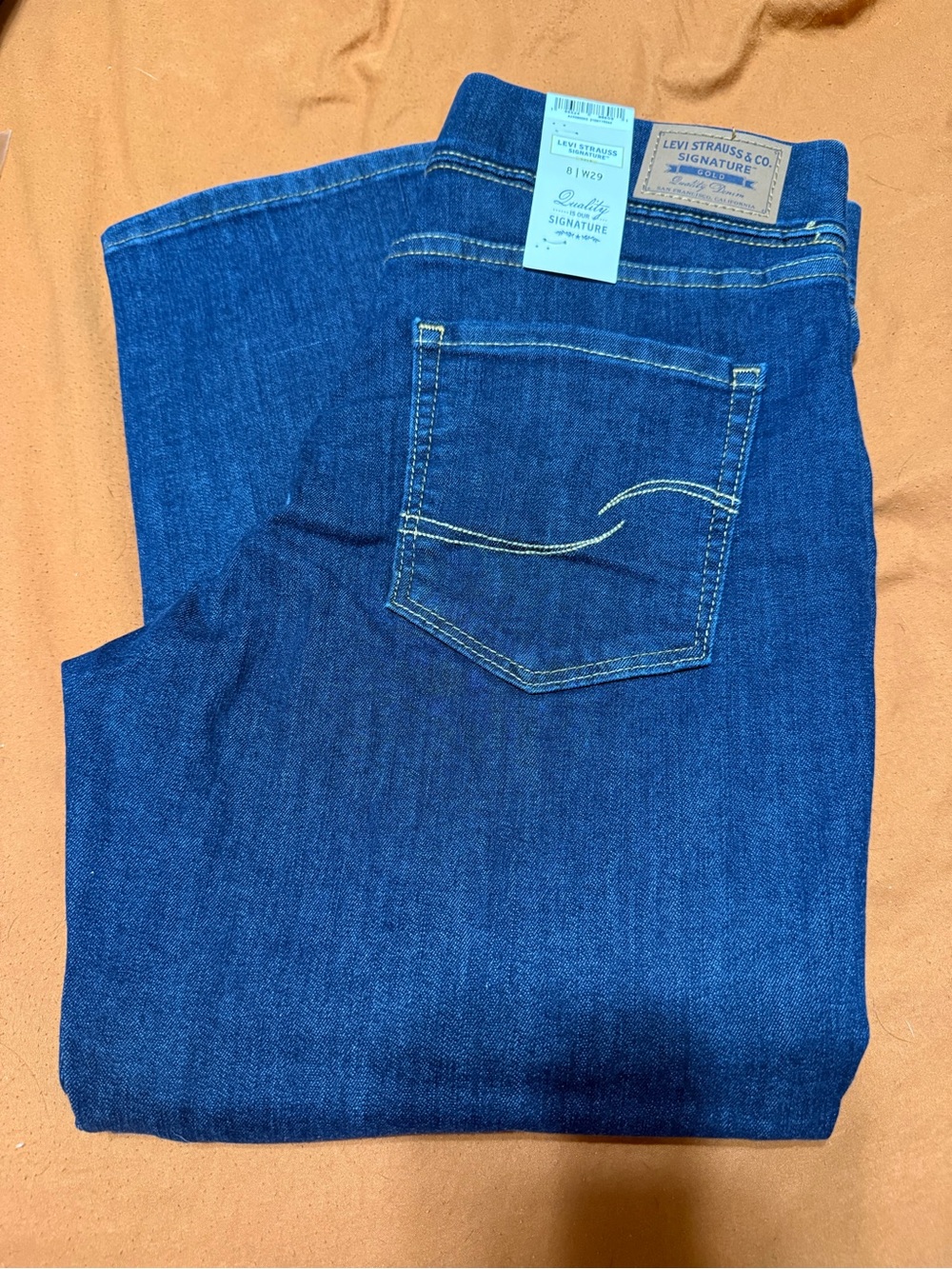 Levi's Men's Dark Blue Straight Jeans